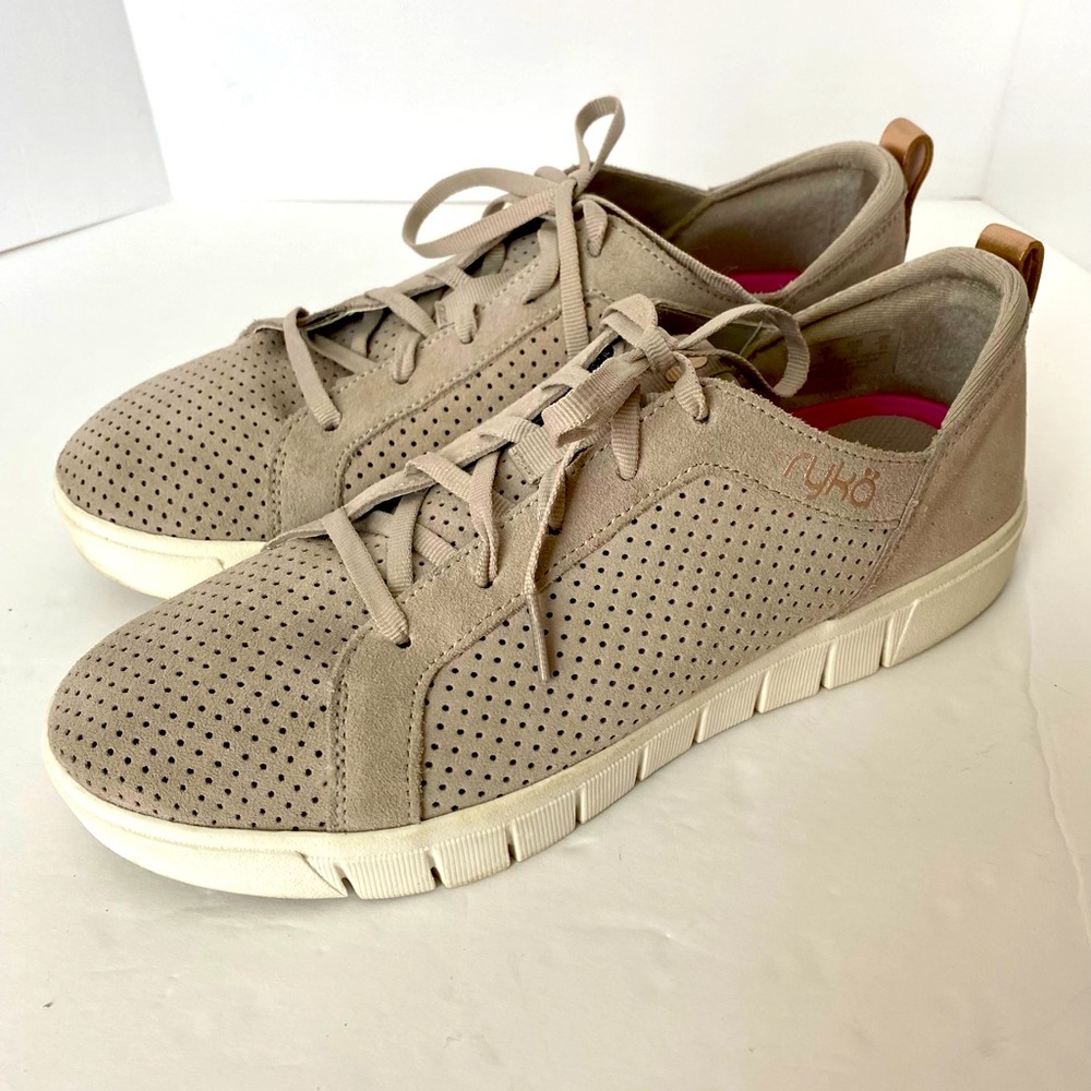 Ryka Women’s Haiku Perforated Suede Lace-up Sneakers